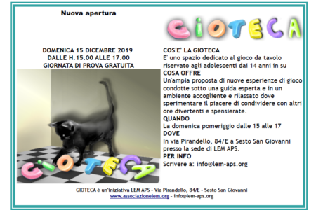 GIOTECA LA LUDOTECA