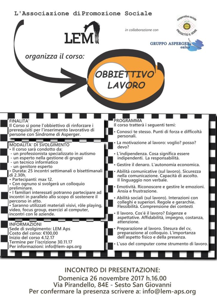 Corso Obbiettivo Lavoro