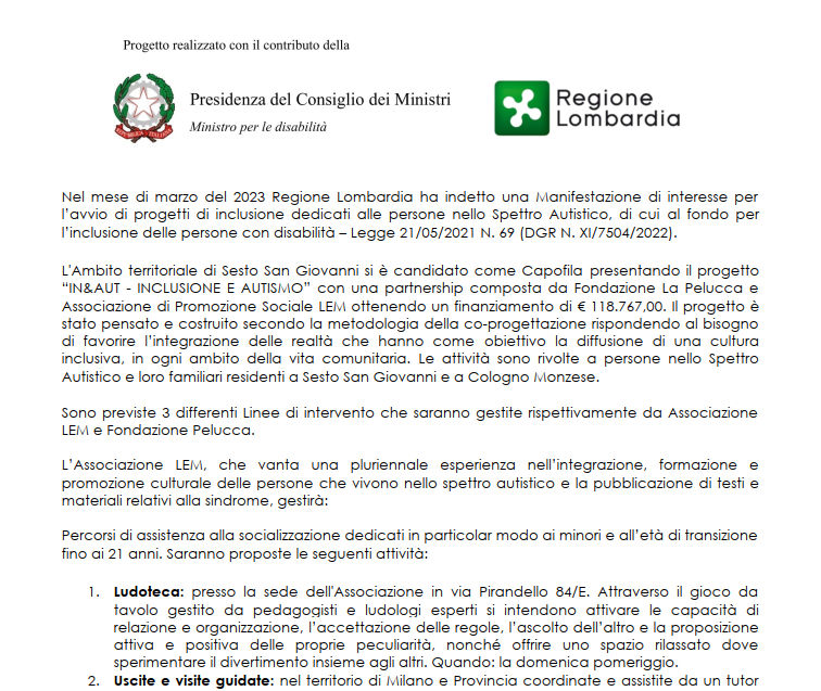 Progetto IN&AUT