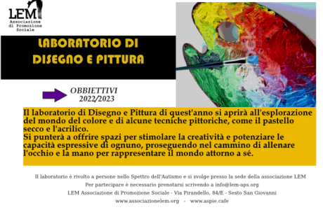 Laboratorio di disegno e pittura