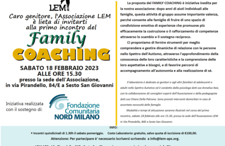 Family coaching - Parent Training